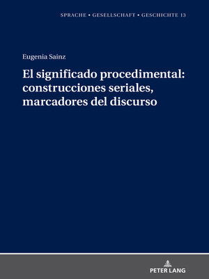 cover image of El significado procedimental